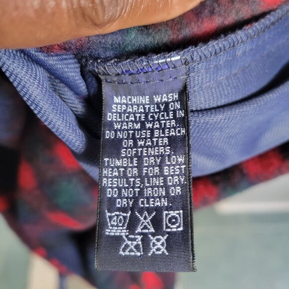 Eddie Bauer Men’s EBTEK 1/4 Zip-up Plaid Warm Fleece Pullover (Size: Large) - Picture 8 of 14